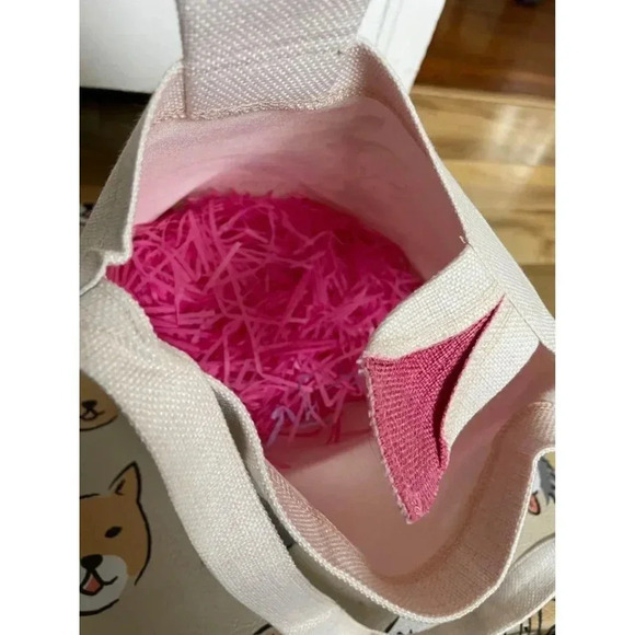 Melina Child’s Easter Bunny Cloth Basket Bag - Picture 6 of 7